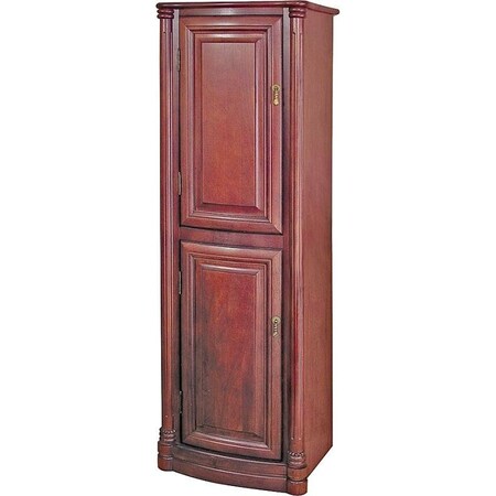 Fgi Floor Cabinet, 2Door, 2Shelf, 4Drawer, Wood, Deep Cherry WIS1754